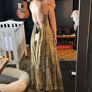 Stunning shimmery gold dress from NYC boutique